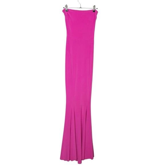 Norma Kamali NWT Strapless Fishtail Gown Size XXS Orchid Pink REVOLVE Exclusive - Picture 5 of 11